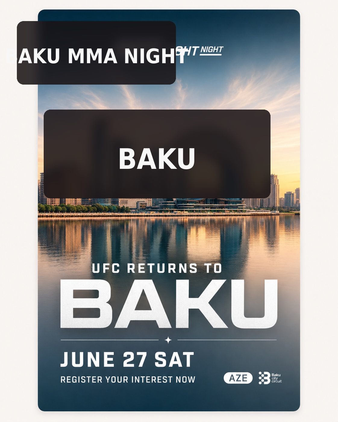 Baku arena